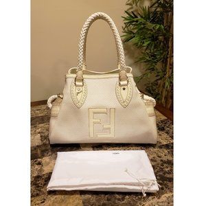 FENDI Patent Leather Tote Bag